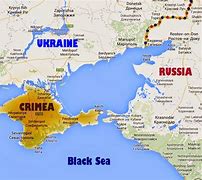 Image result for Map Showing Russia and Ukraine and Crimea