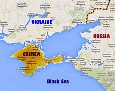 Image result for Peninsula of Russia and Ukraine and Crimea Map