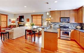 Image result for Open Kitchen Living Room Ranch Floor Plans