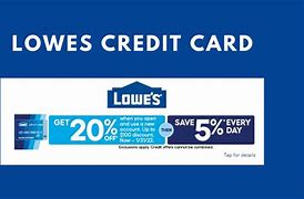 Image result for Lowe's and MSH Credit Card