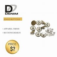 Image result for Replacement Silver and Turquoise Denim Jacket Buttons