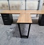Image result for T-shaped Desk with Workbench Tops
