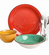Image result for Gibson Home Color Speckle 12 Piece Mix And Match Double Bowl Dinnerware Set In 4 Assorted Colors, Multi Color By Ashley Homestore, Home Decor >. On Sale - 59% Off