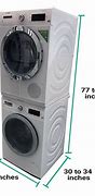 Image result for stackable washer and dryer dimensions