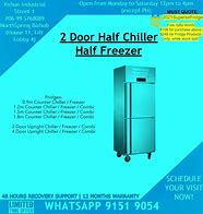 Image result for Linux 2 Door Upright Freezer