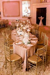 Image result for Rose Gold and Silver Wedding Decor