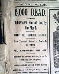 Image result for The Johnstown Flood of 1889