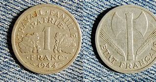 Image result for Vichy Coins
