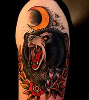 Image result for Bear Tattoos for Men