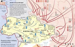 Image result for Map of Ukraine and Russian Conflict