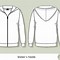 Image result for Zip Hoodie Template Front and Back