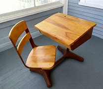 Image result for Simple Wooden Desk for School