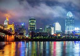 Image result for Cincinnati Skyline Night