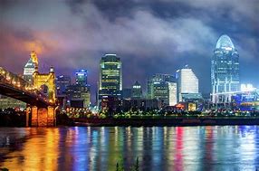 Image result for Cincinnati at Night From the Air