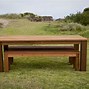 Image result for Outdoor Wooden Table and Benches