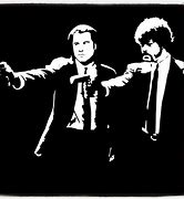 Image result for Pulp Fiction Black and White Art