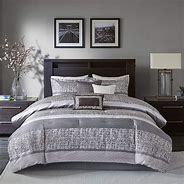 Image result for Grey Comforter Sets Queen