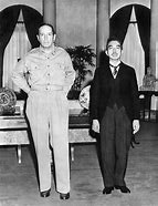 Image result for MacArthur Hirohito Photo