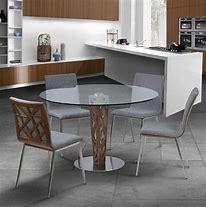 Image result for 48 Round Glass Top Dining Table