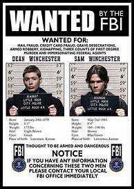 Image result for A FBI Wanted Poster