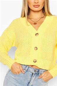 Image result for Blue Cropped Cardigan