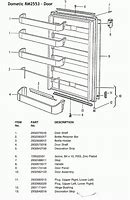 Image result for Frigidaire Refrigerator Parts Door Handle
