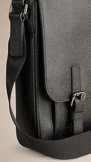 Image result for Burberry Leather Messenger Bag