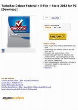 Image result for TurboTax Deluxe State and Federal