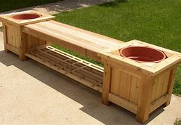 Image result for Planter Box Bench Plans