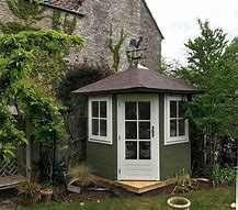 Image result for Small Corner Garden Shed