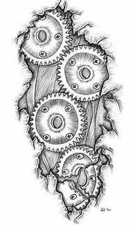 Image result for Gear Tattoo Stincles