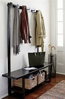 Image result for Entryway Bench with Coat Rack