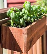 Image result for DIY Flower Box Planters for Deck Railings