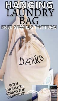 Image result for Laundry Bag Sewing Pattern