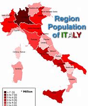 Image result for Italy Population Density Map