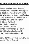 Image result for Questions without Answers