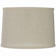 Image result for Off-White Burlap Drum Lamp Shade 13X14x10 (Spider)
