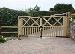 Image result for Driveway Fence Gates