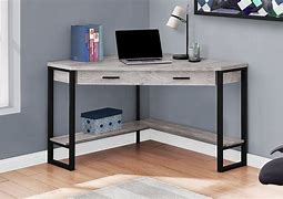 Image result for Small Grey Computer Desk