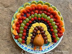 Image result for Thanksgiving Fruit Platter & Balloon Gobbles Bundle - 2021 Thanksgiving Gifts By Edible Arrangements