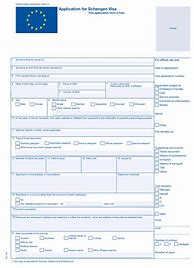 Image result for Schengen Visa Application Form