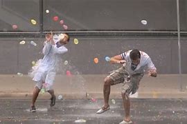Image result for Adult Water Balloon Fight