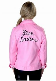 Image result for Pink Ladies Leather Jacket Grease