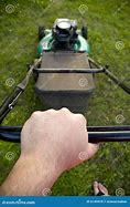 Image result for Pushing Lawn Mower