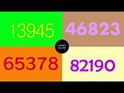 Image result for Colorful Numbers 1 100000