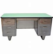 Image result for Vintage Steel Desk