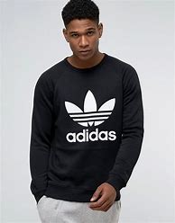 Image result for Adidas Sweatshirt Black Men's
