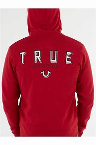 Image result for Hoodie True Religion Stripes Front Zipper