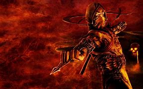 Image result for Red Mortal Kombat Background