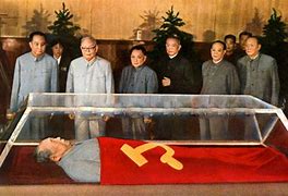 Image result for pissing on Mao's grave